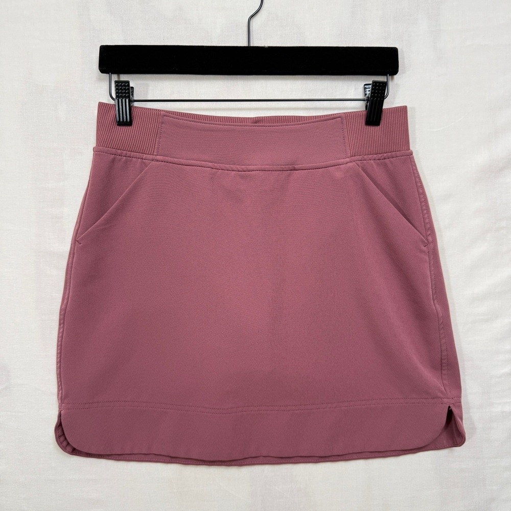 32 Degrees Cool Skort Womens XS Mauve Pink Athletic Golf Tennis Ribbed Waistband